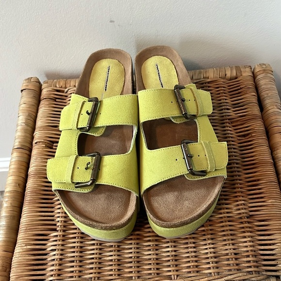 Free People x Intentionally Rule Breaker Flatform Sandals Size 7 NEW - Picture 7 of 17